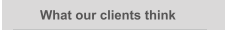 What our clients think